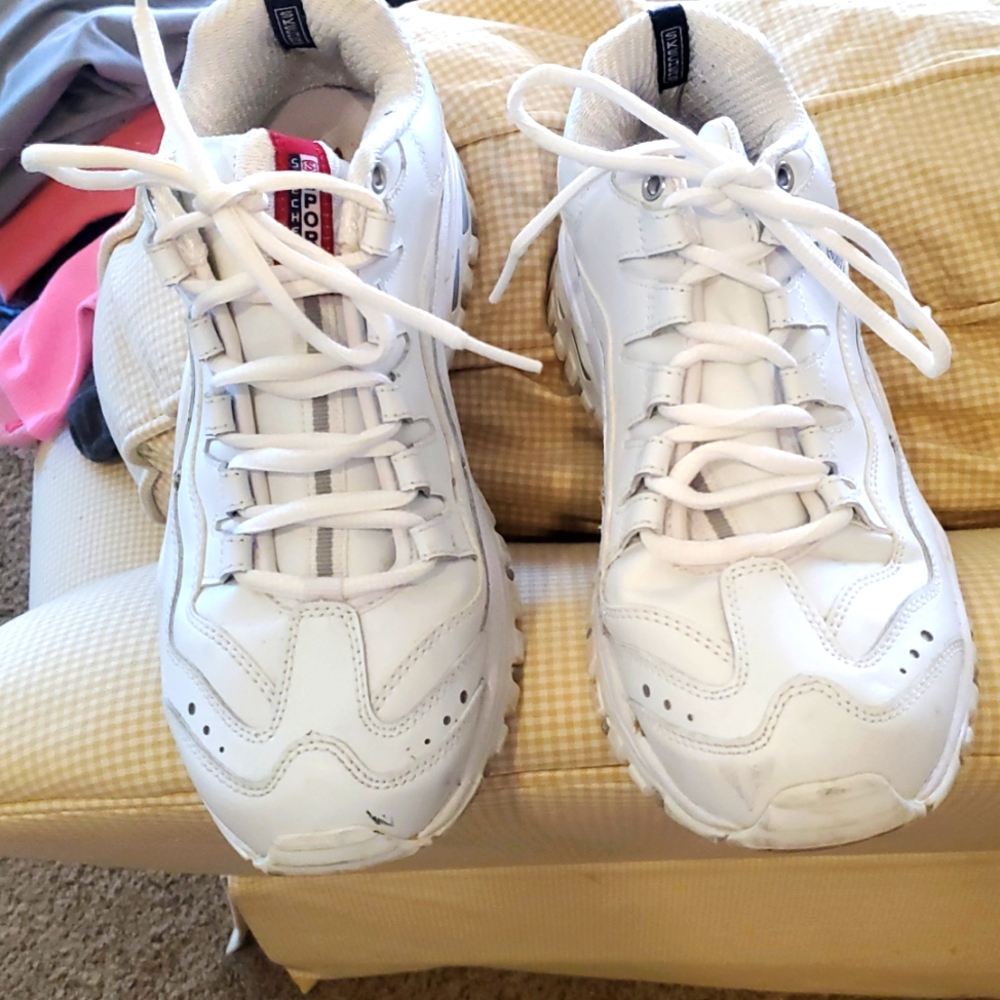 Sketches leather shoes